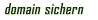 domain sichern und bestellen